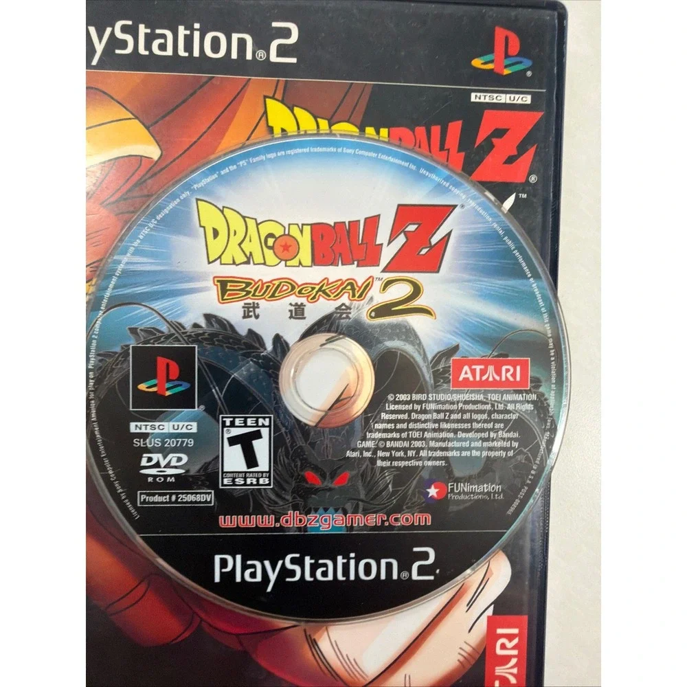 Dragon Ball Z Budokai 3 PS2 PlayStation 2 Game with Budokai 2 Bonus Disc Atari